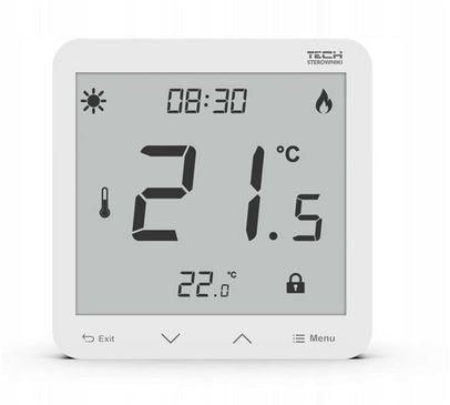 Tech Przewodowy regulator ST-297v3 BIAŁY 517 /Wzór