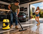 Odkurzacz karcher WD3 MAX bezworkowy przemysłowy turbo power XXL LUX yellow do warsztatu, zbiornik 17 l, moc 1400 w