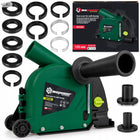Osłona przeciwpyłowa do bruzdowania do szlifierki kątowej adaptery 125 MM bruzdownica, rowkowanie ścian, odsysanie pyłu