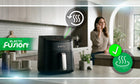 Frytkownica beztłuszczowa 8.5l frytownica podwójne grzanie góra DÓŁ 3000W czarny
