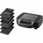 Toster opiekacz do kanapek XL 6w1 Sencor SSM 9860BK 1000W Gofrownica Grill nominalna czarny