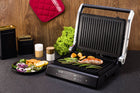 Grill elektryczny opiekacz z regulacją temp 5 programów rozkładany 2200W nominalna