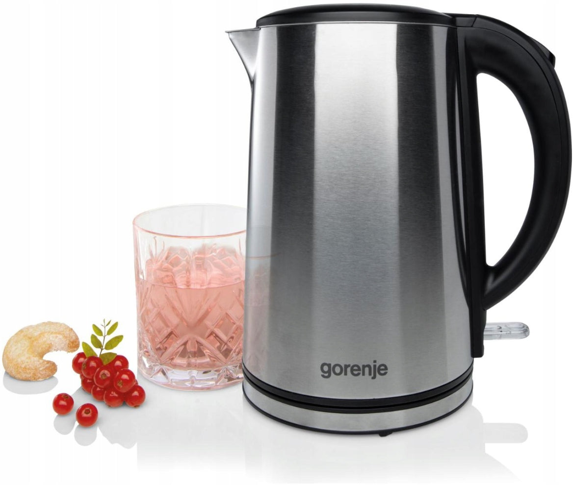 Czajnik elektryczny Gorenje K15DWS 2200W 1,5l Srebrny 1.5 l 2200 w srebrny/szary metal