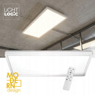 Plafon LED prostokątny z pilotem+backlight 24W nightlight LightLogic PLAF02 lampa sufitowa, oświetlenie do pokoju