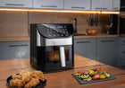 Frytkownica beztłuszczowa frytownica airfryer duża 12 programów 6l wizjer czarny