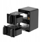 Frytkownica beztłuszczowa pionowa dwukomorowa AIR fryer pionowy 12l 2800W czarny