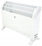 Grzejnik elektryczny NAWIEW 2000W DEDRA konwektorowy TERMOSTAT kaloryfer 580 mm 400 mm grzewcza biały