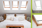 Roleta dachowa Rolety dachowe do okna velux zaciemniające termo MK06 99.5 cm