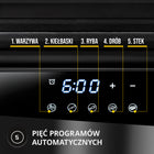 Grill elektryczny kontaktowy panini składany MPM PSC-140/B czarny 2200 w nominalna