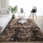 Dywan pluszowy shaggy plusz włochacz rabbit 160x220 cm miękki XXL brązowy prostokątny poliestrowy do salonu i sypialni