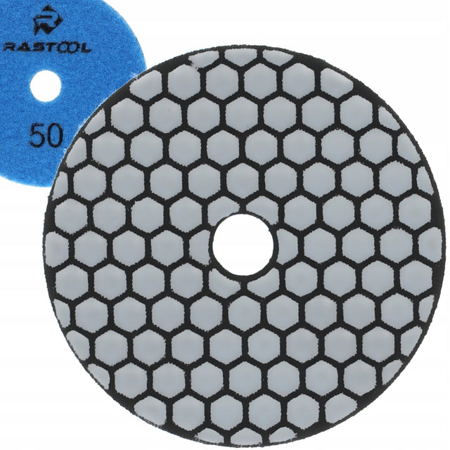 Tarcza diamentowa polerska 100mm do szlifowania gresu płytek na rzep G50 krążek ścierny beton ceramika cegła kamień otwór 22,2 mm
