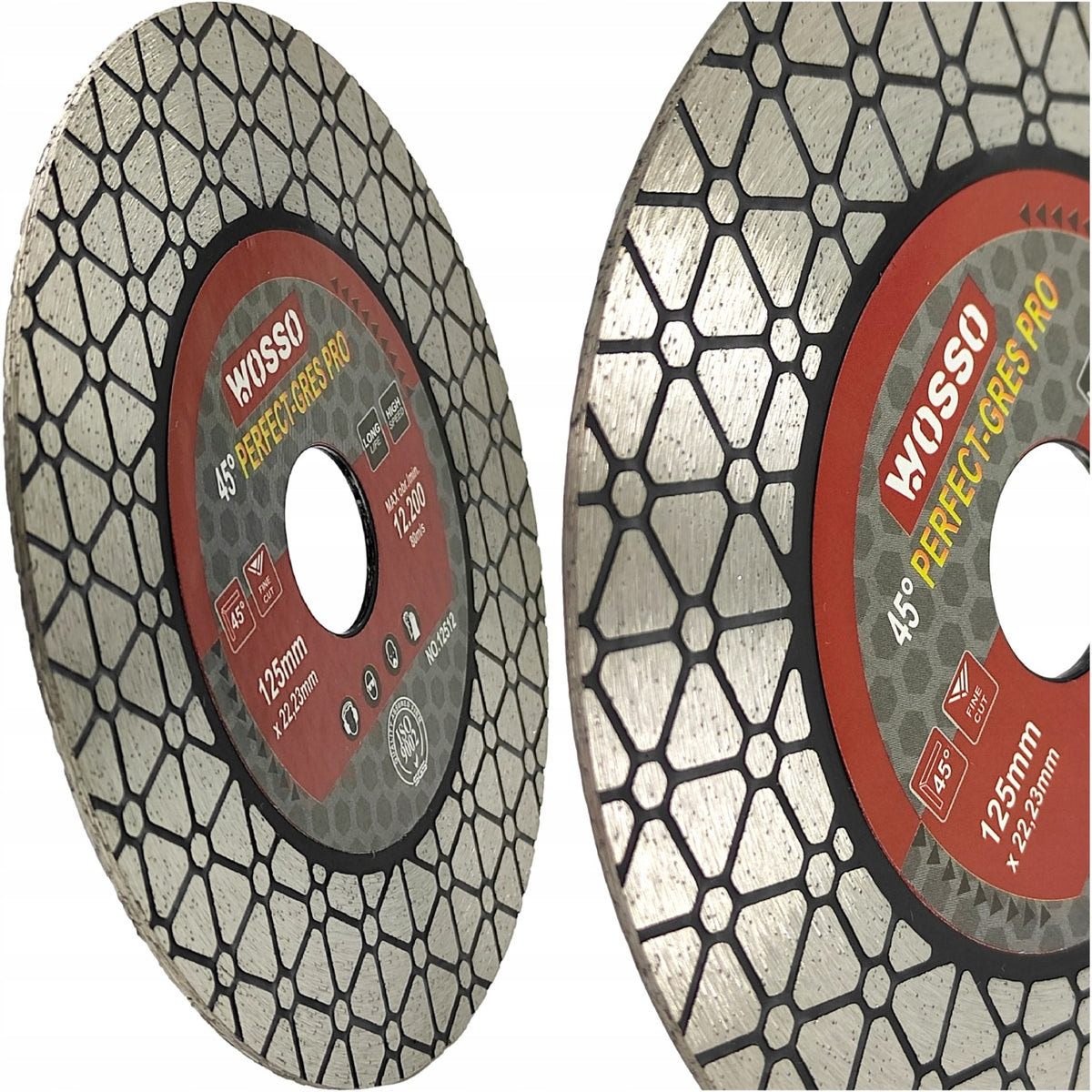 Tarcza diamentowa 125 do ciecia pod katem 45 stopni gresu perfect Gres PRO z 878 sztuk