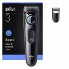 Braun Series 3 BT3500 Trymer do zarostu męski + grzebień + szczoteczka czarny