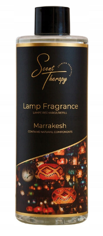Scent Therapy Marrakesh Płyn Do Lampy Katalitycznej 500ml olejek zapachowy do świec, aromat cytrusowy, drzewny i przyprawowy do kominka aromatycznego