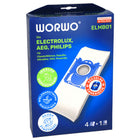Filtr hepa + worki do Electrolux ErgoSpace syntetyczne, zamienne, komplet 4 sztuk, akcesoria do odkurzania
