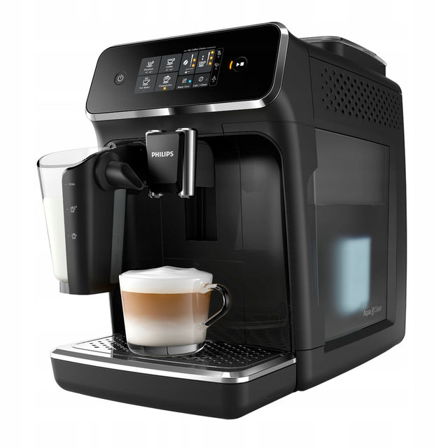 Ekspres ciśnieniowy automatyczny Philips EP2331/10 1500 w czarny do kawy ziarnistej i mielonej, młynek, 15 bar, espresso, cappuccino, americano