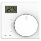 T-P2.1Z Przewodowy dwustanowy regulator pokojowy LCD 230V biały Tech bezprzewodowy