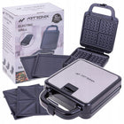 Gofrownica Opiekacz do Kanapek Toster Sandwich Grill Panini 3w1 1400W nominalna czarny