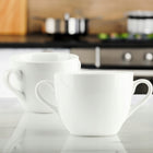 6x BULIONÓWKA PORCELANOWA 650 ML Z UCHWYTAMI MISKA OBIADOWA DO ZUPY KREMU na rosół, mikrofalówki i zmywarki, biała