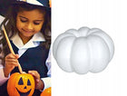 Dynia biała do dekoracji styropianowa styropian DIY ozdabianie halloween figurka do prac plastycznych, rękodzieło
