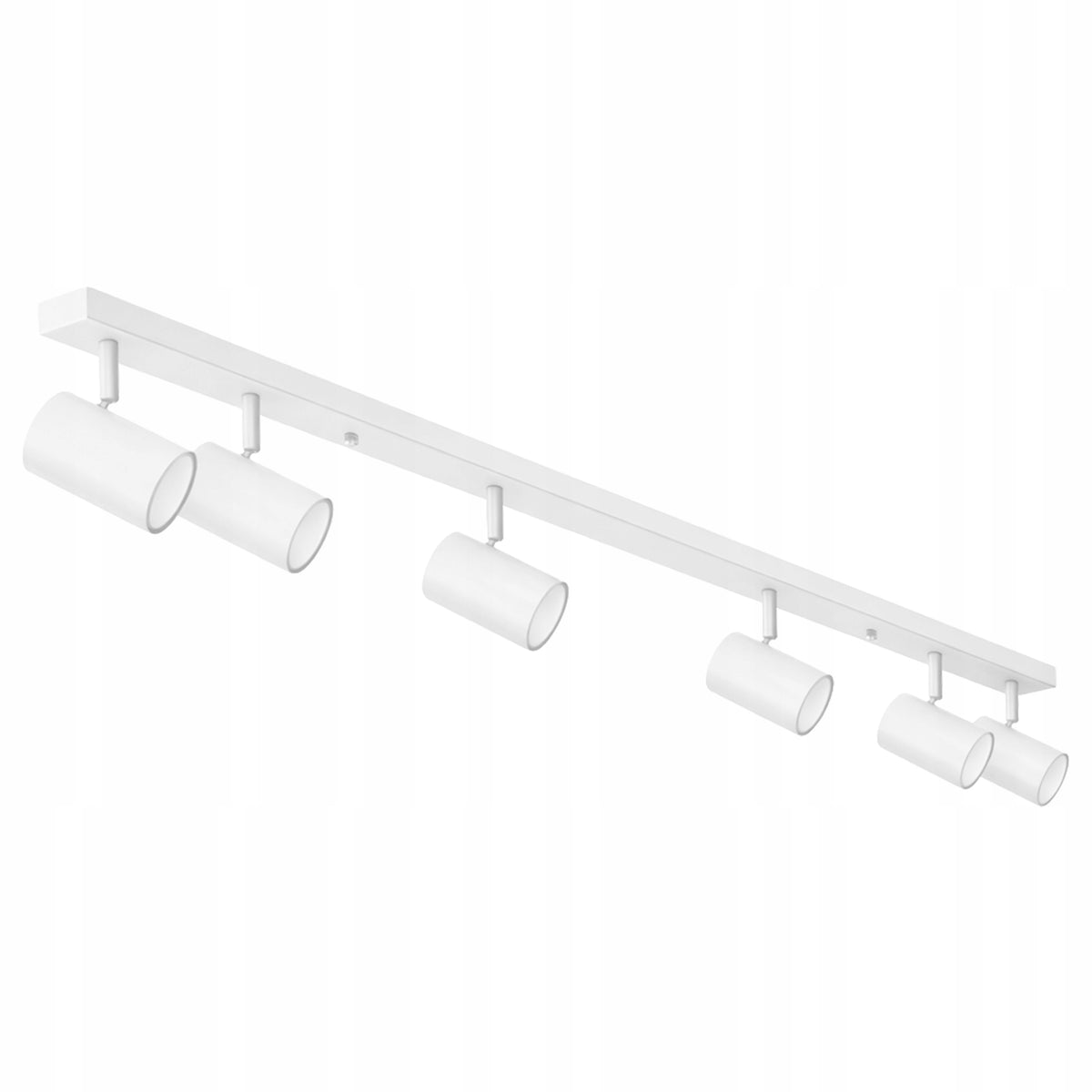 Lampa Sufitowa LED Szyna REGULOWANA BIAŁA 6x GU10 Listwa LOFT Nowoczesna reflektory, oświetlenie punktowe do salonu