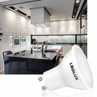 10x Żarówka LED GU10 7,5W =70W SMD 4000K neutralna Premium ledlux nie mruga do opraw punktowych, zamiennik halogenu
