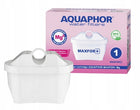 Aquaphor - Dzbanek filtrujący Glass - 2,5l - biały do filtrowania wody pitnej, szklany, wkład B100-25, 1 wkład w