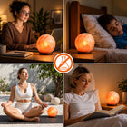 LAMPA SOLNA HIMALAJSKA 3 kg okrągła jonizator powietrza księżyc Luna 14cm