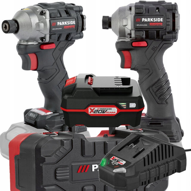 Parkside performance zakrętarka klucz udar 226Nm + aku 4ah + ładowarka silnik bezszczotkowy 20 V, do śrub M16