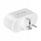 Inteligentne Gniazdko podwójne WiFi Kruger&Matz Connect P5 Tuya programator wtyczka smart do automatyki domowej