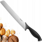 FISKARS NÓŻ DO CHLEBA KROJENIA PIECZYWA DŁUGI OSTRY ZĄBKOWANY 23cm stalowe ostrze, plastikowy uchwyt, do bagietek i