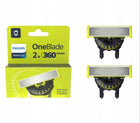 2X ostrza philips oneblade 360 oryginalne QP420 ostrze golarka NÓŻ QP420/50 wymienne wkłady tnące do maszynki, do
