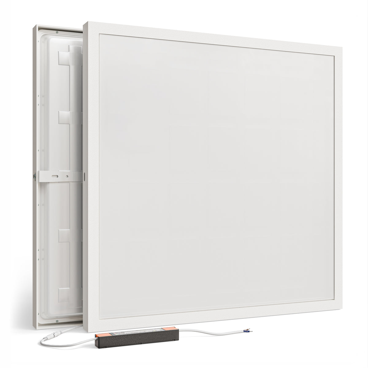Panel LED Natynkowy 60W Biały 60x60cm Plafon 4000K Lampa Sufitowa Kwadrat oprawa do wnętrz, zintegrowane źródło światła