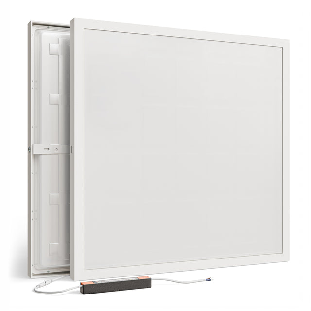Panel LED Natynkowy 60W Biały 60x60cm Plafon 4000K Lampa Sufitowa Kwadrat oprawa do wnętrz, zintegrowane źródło światła