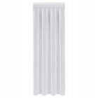 Firana elpidia 140x270 taśma biały firanka z etaminy, gładka klasyczna dekoracja okna do salonu i sypialni