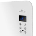 GRZEJNIK ELEKTRYCZNY konwektorowy SZKLANY PANEL energooszczędny 1000W WiFi 600 mm 380 mm grzewcza biały