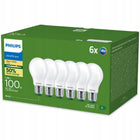 Żarówka LED E27 philips 7.3W 100W 1535lm 210lm/W 2700K Ciepła klasa a 6 szt gwintu 7.3 w 3 szt.