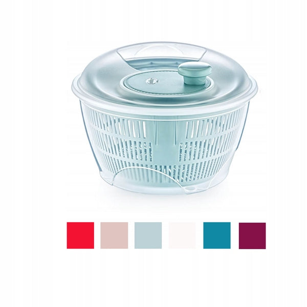 Wirówka suszarka cedzak do sałaty warzyw owoców 5l koszyk kolory jakość odwirowywacz kuchenny, odsączarka, plastikowa 26 cm, fioletowa