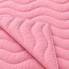 Kołdra wełniana 160x200 ciepła różowa z wełny owczej premium polski produkt antyalergiczna, prana w pralce, poszycie z