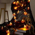 LAMPKI DYNIE ŚWIECĄCE 3M ŚWIATEŁKA HALLOWEEN DEKORACJA DUŻE OZDOBY 20 LED girlanda świetlna, łańcuch ozdobny na imprezę