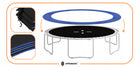 Mocna osłona sprężyn do trampoliny 10FT 305-312 cm na sprężyny gruba ochraniacz krawędzi, pokrycie obrzeża, niebieski