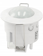 Czujnik Ruchu LED Sufitowy Wpuszczany Na Podczerwień 1200W 230V Regulowany detektor ruchu, automat do lamp i opraw