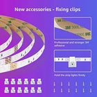 Taśma LED Lepro 15m (2x7,5M), taśma LED muzyczna z pilotem, RGB oświetlenie dekoracyjne, pasek świetlny do pokoju