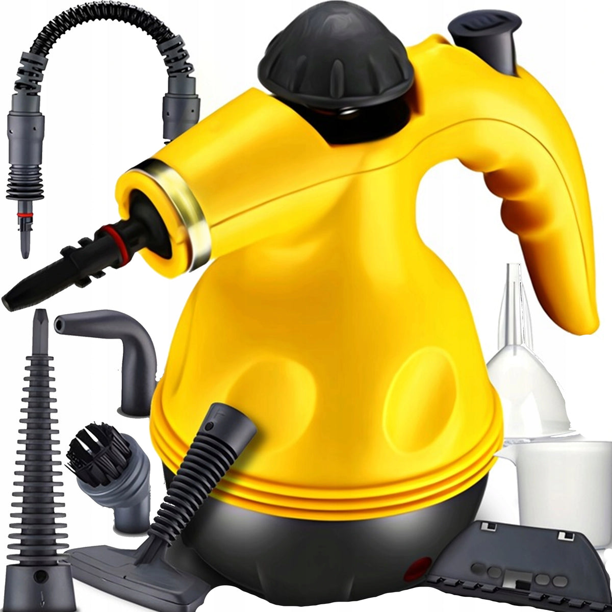 Myjka parowa czyścik parowy parownica ciśnieniowy FUG okien tapicerki MOP 10 końcówek do łazienki kuchni podłóg 1500 w