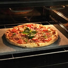 Kamień do pizzy wulkaniczny z Wulkanu etna 38x30 cm + szufla płyta wypiekowa, do pieczenia chleba i pieczywa w