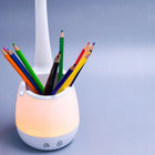 Lampka Biurkowa Szkolna LED RGB Organizer Na Biurko Do Czytania Nauki Pracy lampa stołowa ściemniana akumulatorowa