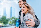 Butelka filtrująca Aquaphor City 1l Niebieska Bidon + wkład filtrujący niebieski