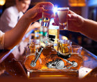 Motocyklowej dekoracyjna przezroczysta prezent na motocykl wino szklane karafka na alkohol 350 ml, butelka dla