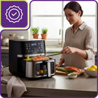 Frytkownica frytownica beztłuszczowa AIR fryer 1800W 8l 12 programów wkład czarny