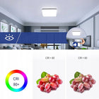 Lampa łazienkowa sufitowa plafon LED biały nowoczesny do salonu 6500K IP44 32W kwadratowa 25 cm, zintegrowane źródło